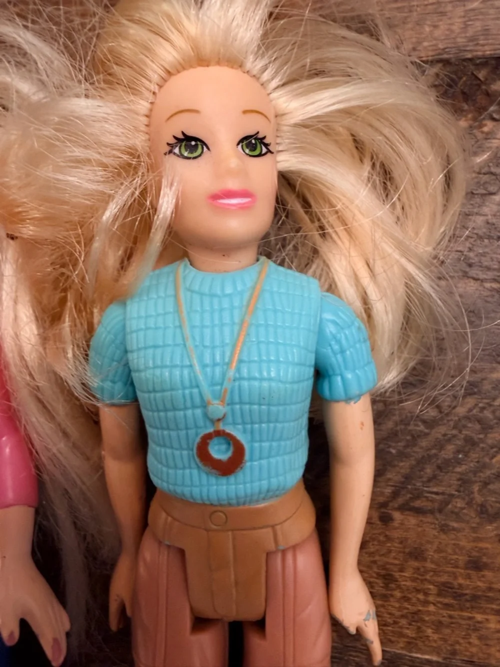Fisher Price Loving Family Dollhouse BLONDE mom daughter doll 2006 GUC SET OF 2